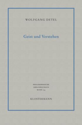 Detel | Geist und Verstehen | Buch | 978-3-465-03711-8 | sack.de