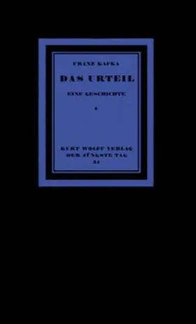 Kafka / Reuß / Staengle |  Das Urteil. Eine Geschichte | Buch |  Sack Fachmedien