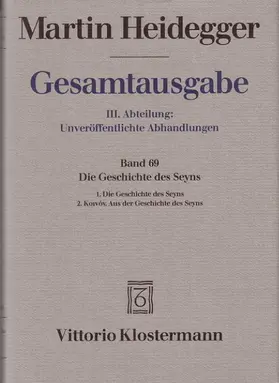 Heidegger / Trawny | Martin Heidegger Gesamtausgabe | Buch | 978-3-465-03755-2 | www.sack.de