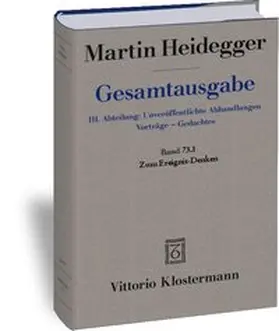 Heidegger / Trawny |  Zum Ereignis-Denken | Buch |  Sack Fachmedien