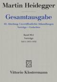 Heidegger / Neumann |  Gesamtausgabe. 4 Abteilungen / Vorträge 01 | Buch |  Sack Fachmedien