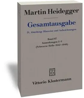 Heidegger / Trawny |  Anmerkungen I-V | Buch |  Sack Fachmedien