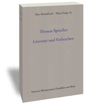 Sprecher |  Literatur und Verbrechen | Buch |  Sack Fachmedien