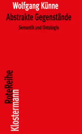 Künne |  Abstrakte Gegenstände | Buch |  Sack Fachmedien