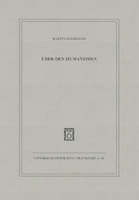 Heidegger |  Über den Humanismus | Buch |  Sack Fachmedien