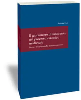 Fiori |  Il giuramento di innocenza nel processo canonico medievale | Buch |  Sack Fachmedien