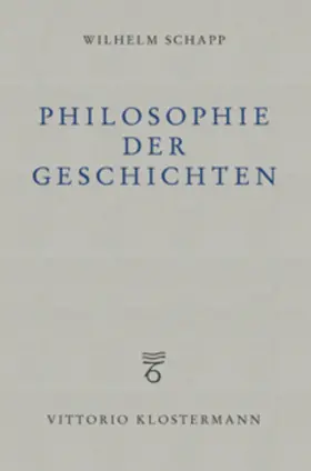 Schapp / Joisten |  Philosophie der Geschichten | Buch |  Sack Fachmedien