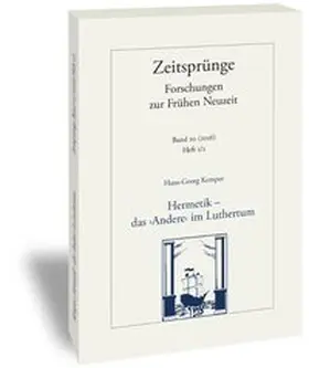 Kemper |  Hermetik - das "Andere" im Luthertum | Buch |  Sack Fachmedien