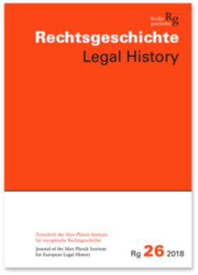 Duve / Stefan | Rechtsgeschichte. Zeitschrift des Max Planck-Instituts für Europäische Rechtsgeschichte / Rechtsgeschichte Legal History (Rg) | Buch | 978-3-465-04346-1 | sack.de