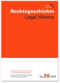 Duve / Stefan |  Rechtsgeschichte. Zeitschrift des Max Planck-Instituts für Europäische Rechtsgeschichte / Rechtsgeschichte Legal History (Rg) | Buch |  Sack Fachmedien