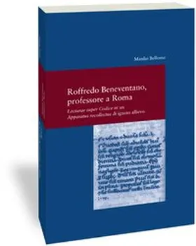 Bellomo |  Roffredo Beneventano, professore a Roma | Buch |  Sack Fachmedien