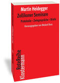 Heidegger / Boss |  Zollikoner Seminare | Buch |  Sack Fachmedien