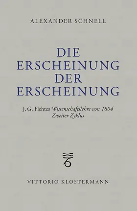 Schnell |  Die Erscheinung der Erscheinung | Buch |  Sack Fachmedien