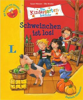 Niessen |  Englisch entdecken - Die Kindergartenbande: Schweinchen ist los! | Buch |  Sack Fachmedien