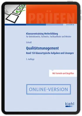Schroll / Krause | Qualitätsmanagement | Online-Buch | 978-3-470-01042-7 | www.sack.de