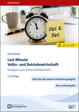 Eisenschink |  Last Minute Volks- und Betriebswirtschaft | Buch |  Sack Fachmedien