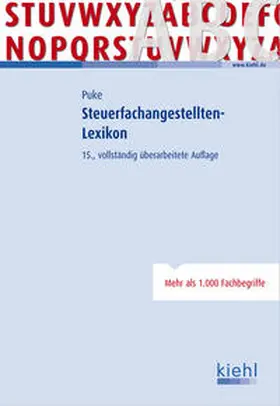 Puke |  Steuerfachangestellten-Lexikon | Buch |  Sack Fachmedien