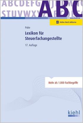 Puke | Lexikon für Steuerfachangestellte | Medienkombination | 978-3-470-53666-8 | www.sack.de