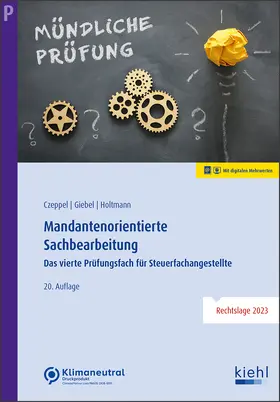 Holtmann / Giebel / Czeppel |  Mandantenorientierte Sachbearbeitung | Buch |  Sack Fachmedien