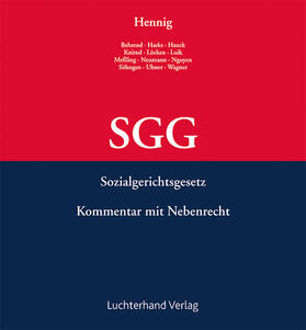Hennig |  Sozialgerichtsgesetz: SGG, mit Fortsetzungsbezug | Loseblattwerk |  Sack Fachmedien