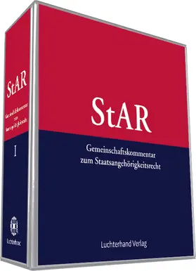 Fritz / Vormeier / Berlit |  Gemeinschaftskommentar zum Staatsangehörigkeitsrecht: GK-StAR | Loseblattwerk |  Sack Fachmedien