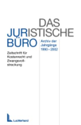 Das juristische Büro (DJB) auf CD-ROM | Sonstiges | 978-3-472-04051-4 | sack.de