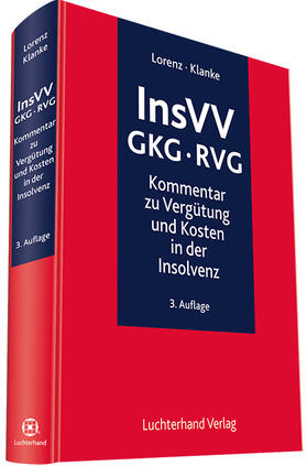 Lorenz / Klanke | InsVV - GKG – RVG | Buch | 978-3-472-08670-3 | sack.de