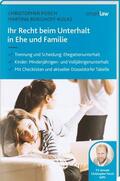 Posch / Borghoff-Kulas |  Ihr Recht beim Unterhalt in Ehe und Familie | Buch |  Sack Fachmedien
