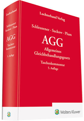 Schleusener / Suckow / Plum | AGG: Allgemeines Gleichbehandlungsgesetz | Buch | 978-3-472-09534-7 | sack.de