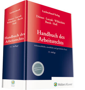 Baeck / Dörner / Luczak | Handbuch des Arbeitsrechts | Buch | 978-3-472-09591-0 | sack.de