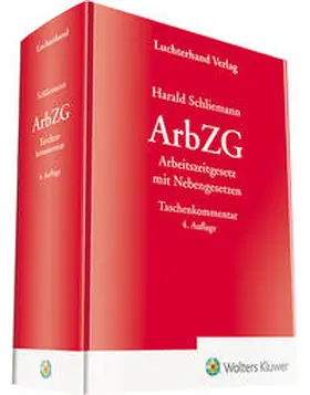 Schliemann |  ArbZG: Arbeitszeitgesetz   | Buch |  Sack Fachmedien