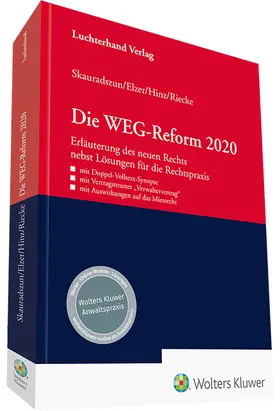 Elzer / Hinz / Riecke | Die WEG-Reform 2020/2021 | Buch | 978-3-472-09675-7 | www.sack.de