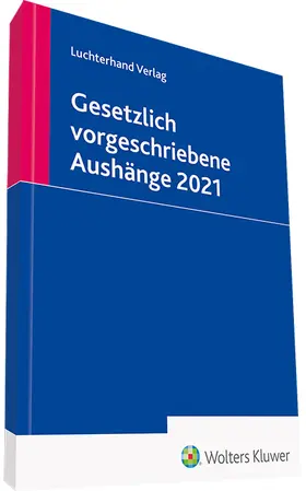 Pulte |  Gesetzlich vorgeschriebene Aushänge 2021 | Sonstiges |  Sack Fachmedien