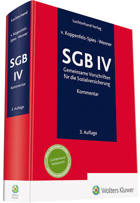 v. Koppenfels-Spies / Koppenfels-Spies / Wenner | SGB IV - Kommentar | Buch | 978-3-472-09723-5 | sack.de