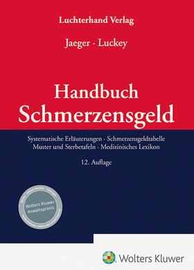Jaeger / Luckey |  Handbuch Schmerzensgeld | Buch |  Sack Fachmedien