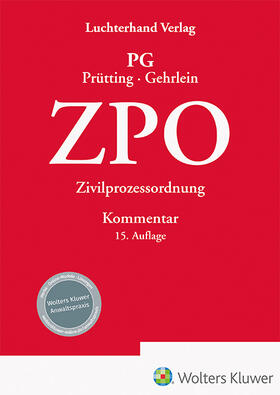  Prütting / Gehrlein  |  ZPO - Kommentar | Buch |  Sack Fachmedien