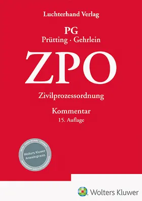  Prütting / Gehrlein  |  ZPO - Kommentar | Buch |  Sack Fachmedien