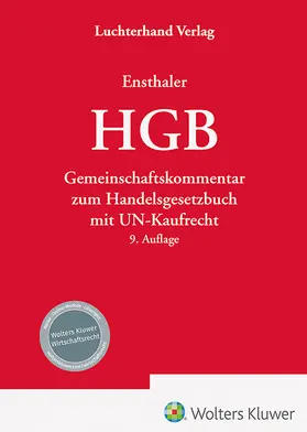 Ensthaler | Gemeinschaftskommentar zum HGB | Buch | 978-3-472-09801-0 | sack.de