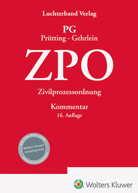  Prütting / Gehrlein  | ZPO Kommentar | Buch | 978-3-472-09830-0 | sack.de