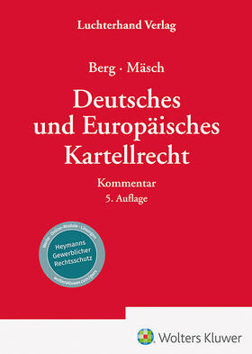 Berg / Mäsch |  Deutsches und Europäisches Kartellrecht | Buch |  Sack Fachmedien