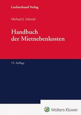 Schmid |  Handbuch der Mietnebenkosten | Buch |  Sack Fachmedien