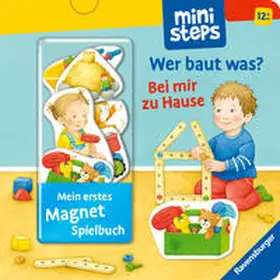 Grimm |  ministeps: Mein erstes Magnetbuch: Wer baut was? Bei mir zu Hause | Buch |  Sack Fachmedien