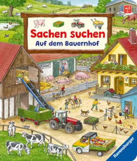 Gernhäuser |  Sachen suchen: Auf dem Bauernhof - Wimmelbuch ab 2 Jahren | Buch |  Sack Fachmedien