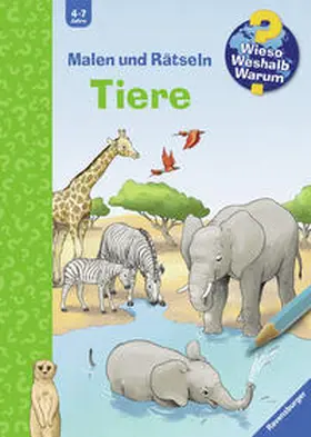  Malen und Rätseln: Tiere | Buch |  Sack Fachmedien