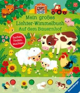 Grimm | Mein großes Lichter-Wimmelbuch: Auf dem Bauernhof | Buch | 978-3-473-41041-5 | www.sack.de