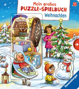 Bookella / Langen |  Mein großes Puzzle-Spielbuch: Weihnachten | Buch |  Sack Fachmedien