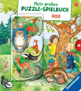 Rulff |  Mein großes Puzzle-Spielbuch - Wald | Buch |  Sack Fachmedien
