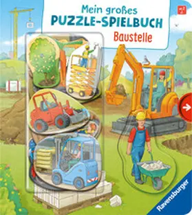 Jakobs |  Mein großes Puzzle-Spielbuch - Baustelle | Buch |  Sack Fachmedien