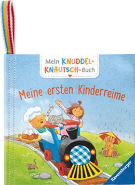 Volksgut |  Mein Knuddel-Knautsch-Buch: Alle meine Kinderreime; weiches Stoffbuch, waschbares Badebuch, Babyspielzeug ab 6 Monate | Buch |  Sack Fachmedien