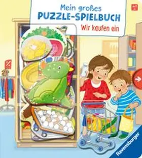 Rulff |  Mein großes Puzzle-Spielbuch - Wir kaufen ein | Buch |  Sack Fachmedien